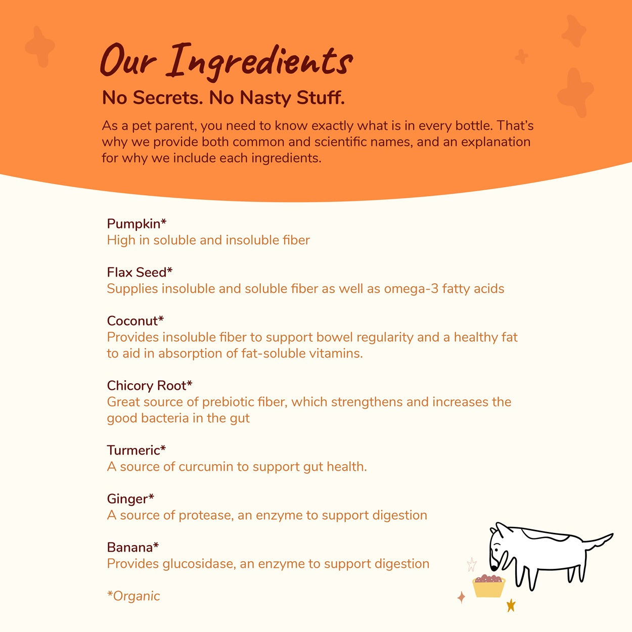 kin+kind Healthy Poops Digestive Supplement for Dogs and Cats
