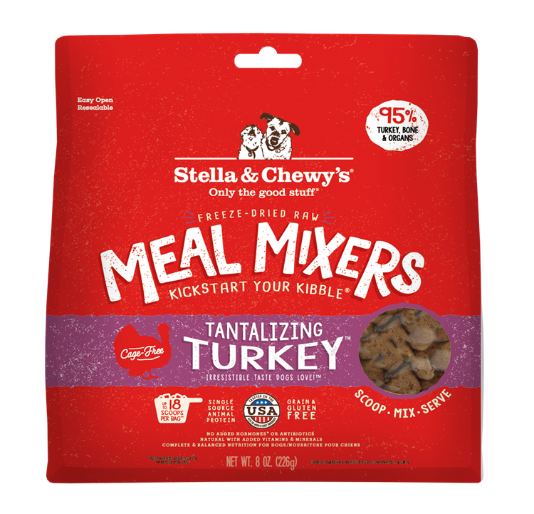 Stella & Chewy’s Tantalizing Turkey Meal Mixers for Dogs 8oz