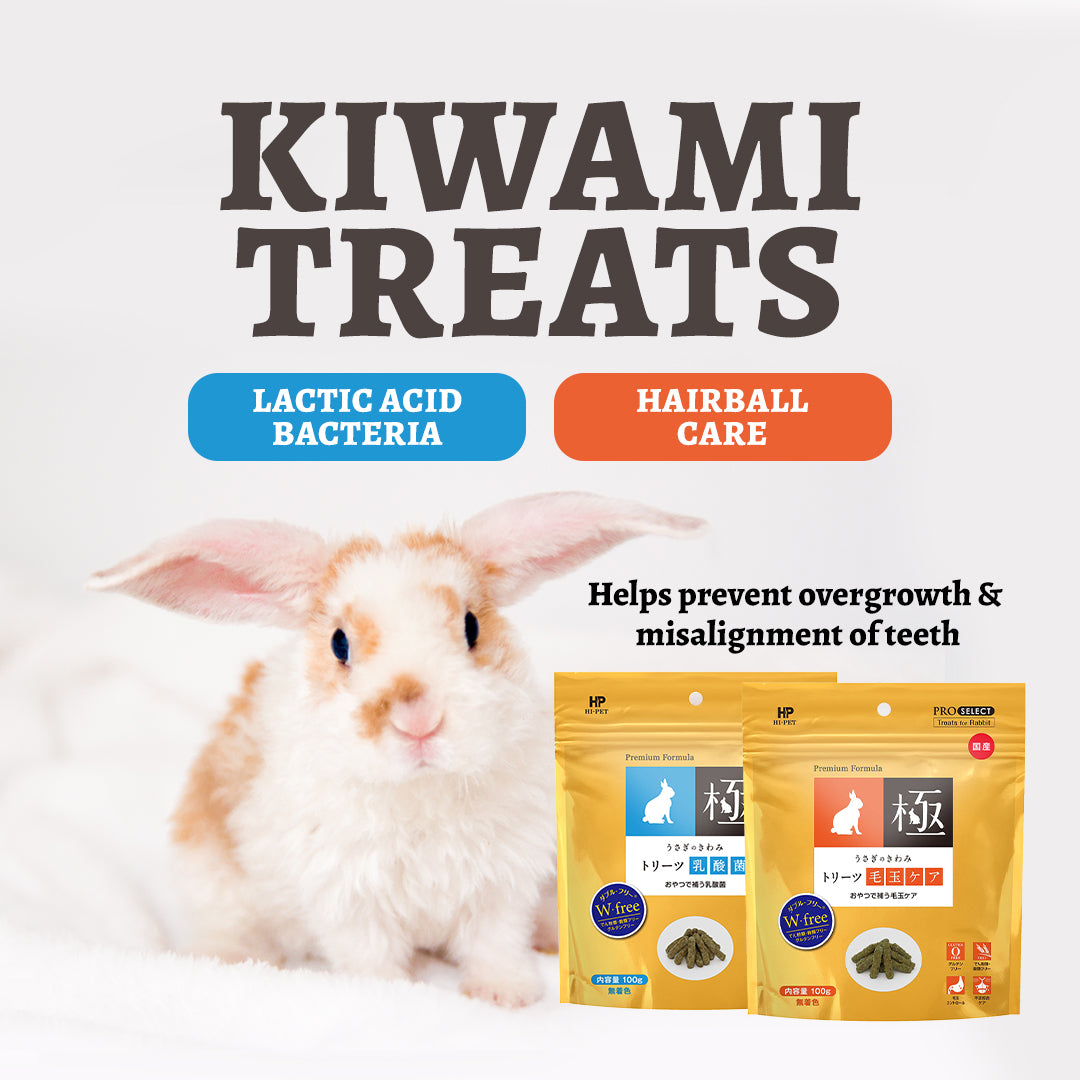 Hi-Pet Kiwami Rabbit Treats with Lactic Acid Bacteria 100g