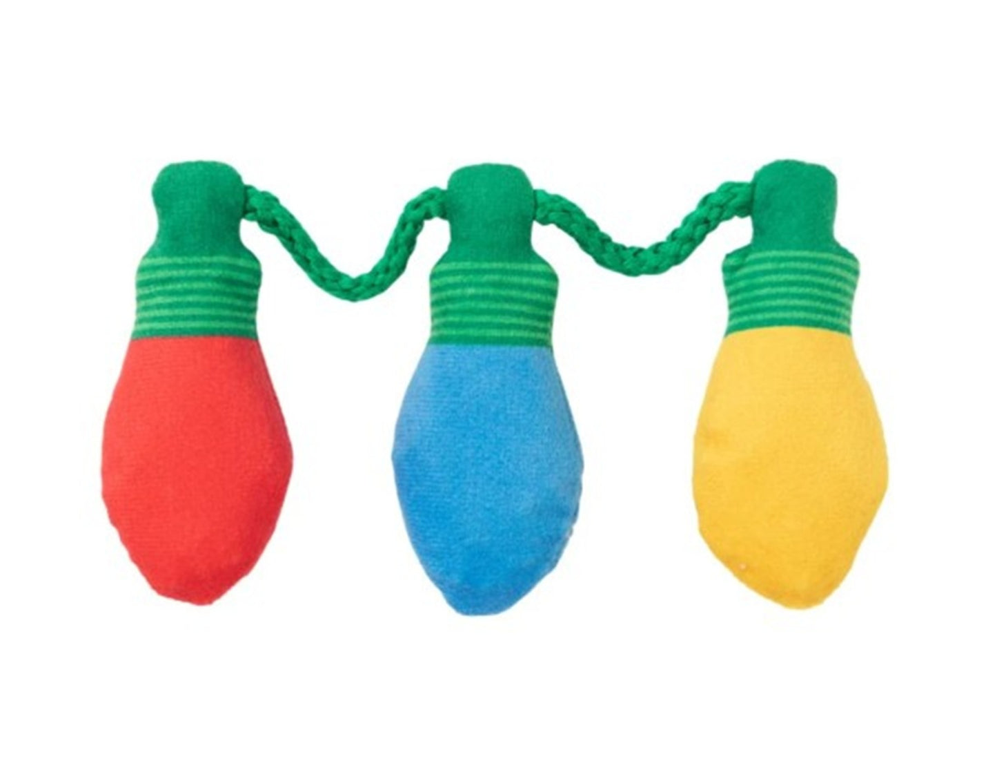 FuzzYard Christmas Get Lit Rope Cat Toy with Catnip