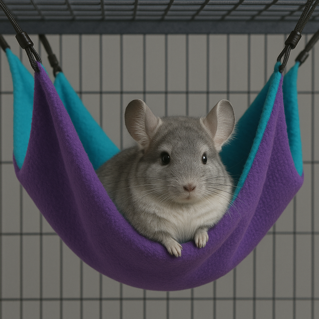 MidWest Purple & Teal Hammock Hideaway – Small & Large Sizes for Rats, Ferrets & Guinea Pigs