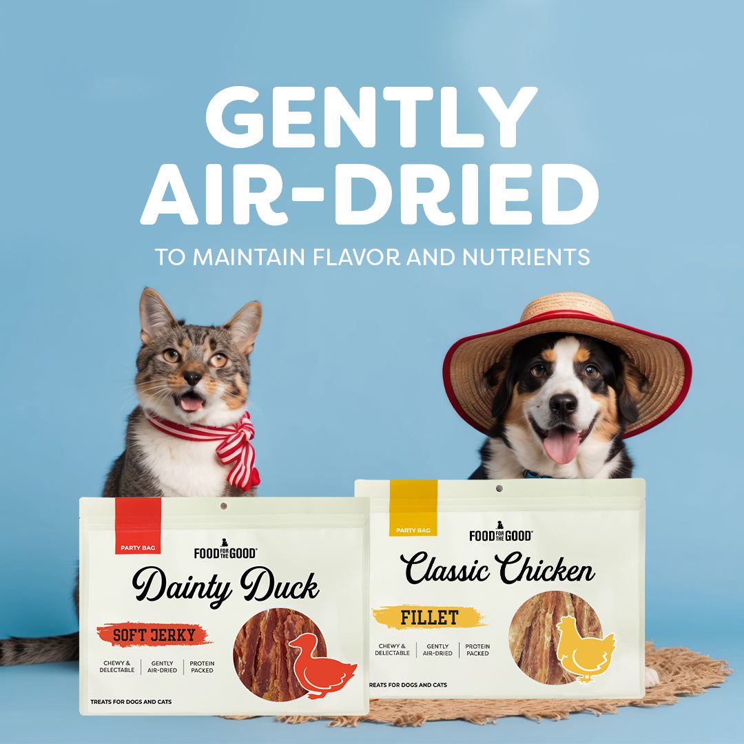 Food For The Good Party Bag Chicken Fillet Treats for Cats & Dogs 400g