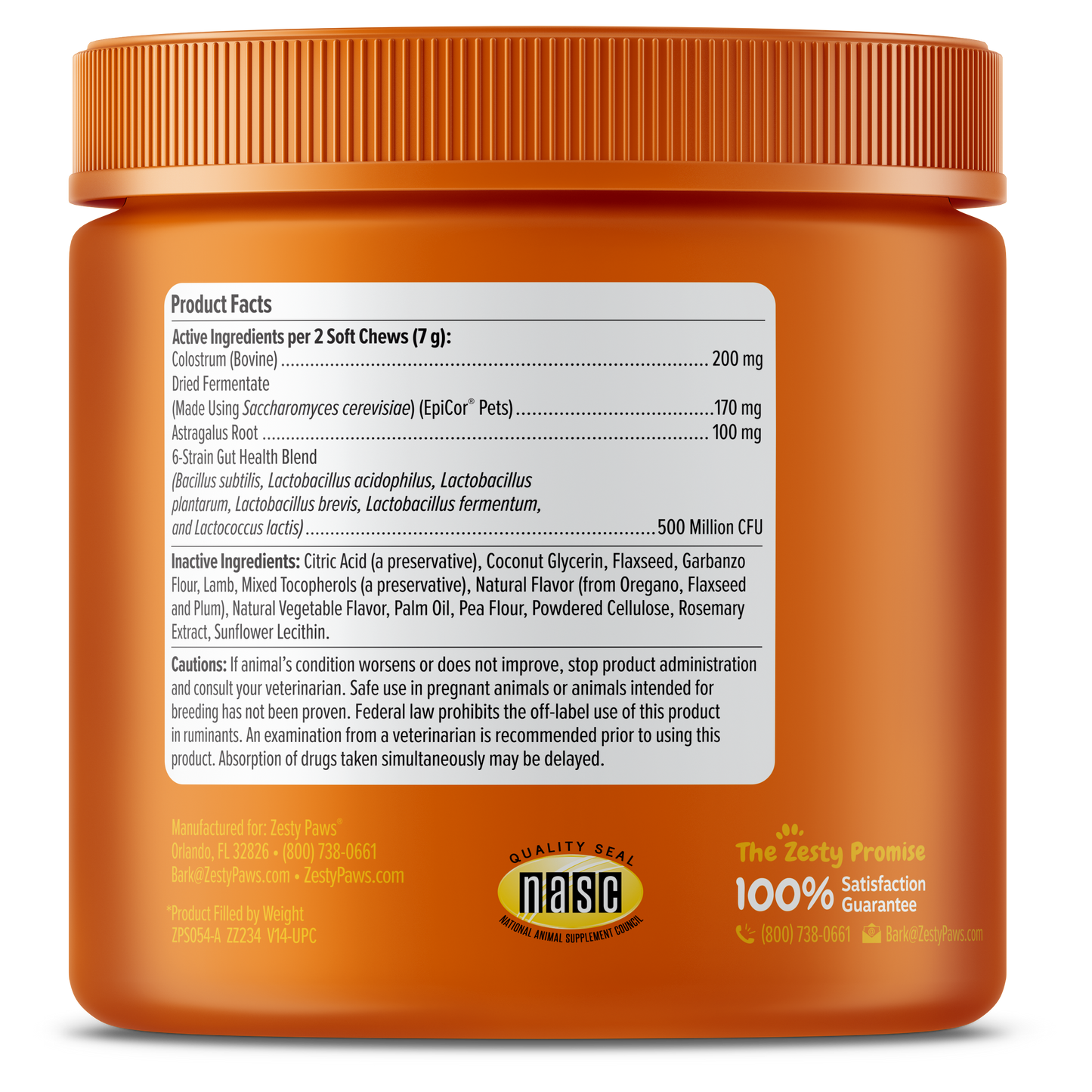 Zesty Paws Aller-Immune Bites Dog Supplement Chews 90ct for Skin Gut & Immune Support