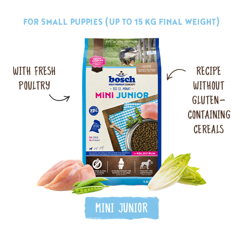 Bosch High Premium Concept Mini Junior Puppy Food 15kg