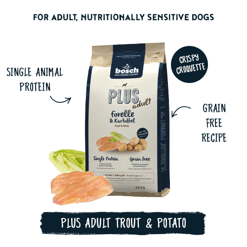 Bosch High Premium Soft Plus Adult Trout and Potato Dog Food 2.5kg