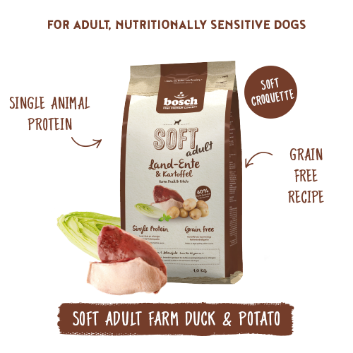 Bosch High Premium Soft Plus Adult Land Duck and Potato 2.5kg