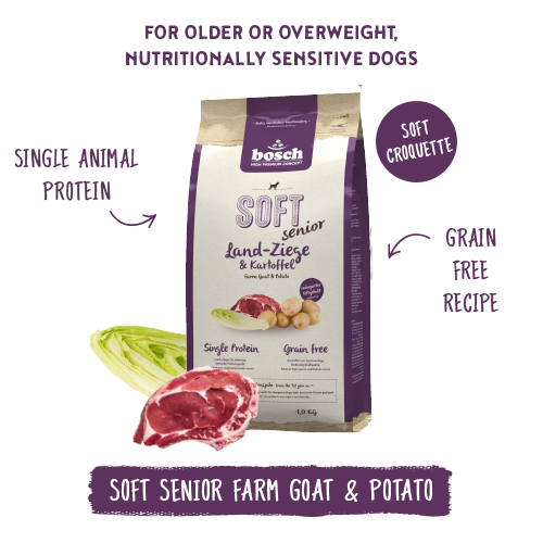 Bosch High Premium Soft Plus Senior Country Goat and Potato 12.5kg