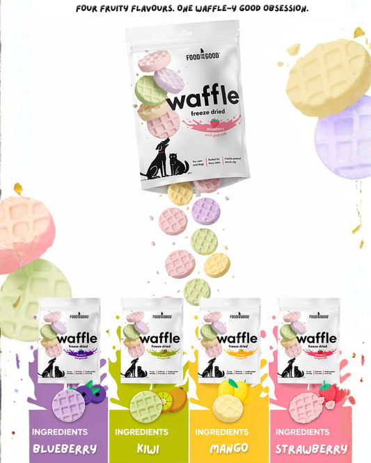 Waffles For Breakfast? Fun Ways To Share Food For The Good Freeze Dried Waffle Treats With Your Dog Or Cat