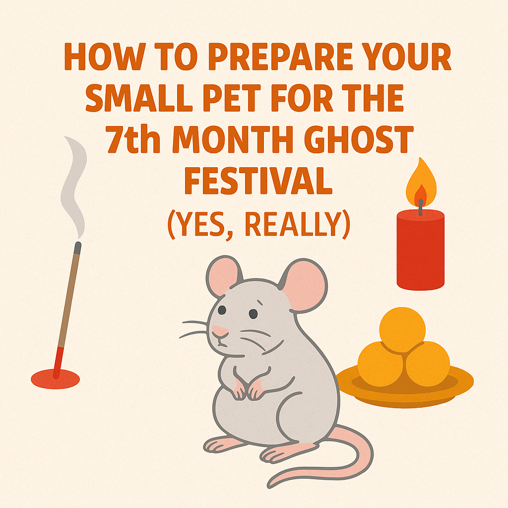 How to Prepare Your Small Pet for the 7th Month Ghost Festival (Yes, Really) 🐹✨