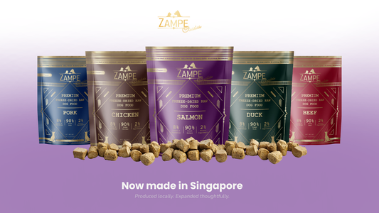 Zampe Freeze Dried Meals Are Now Made in Singapore, and What’s New