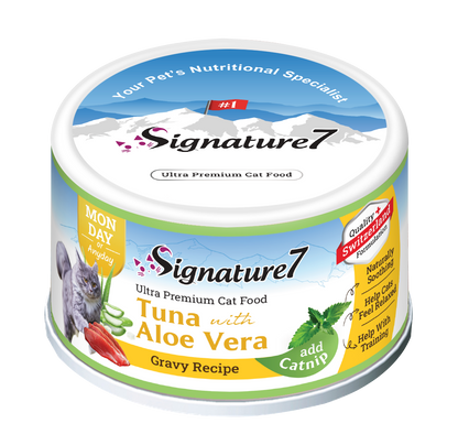 Signature7 Cat Wet Food in Gravy with Catnip 70g