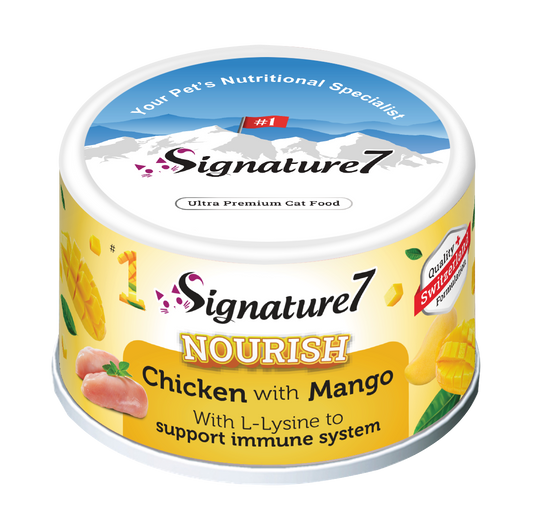 Signature7 Nourish Fruits Chicken with Melon Canned Cat Food 80g