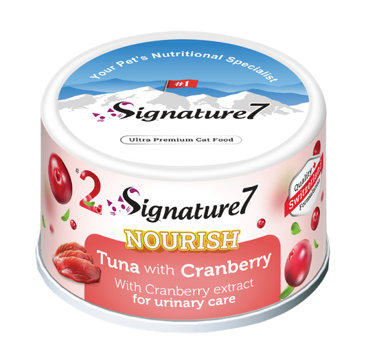Signature7 Nourish Fruits Tuna with Cranberry Canned Cat Food 80g