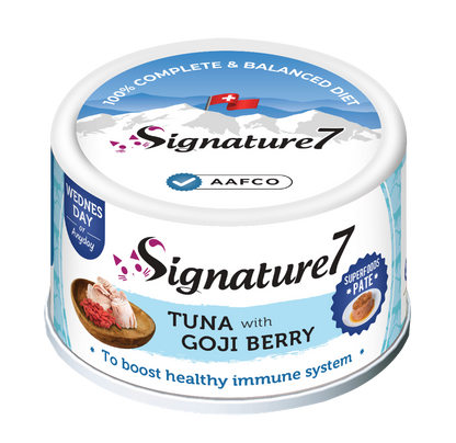 Signature7 Superfoods Tuna & Goji Berry Cat Pate (Wednesday) 80g