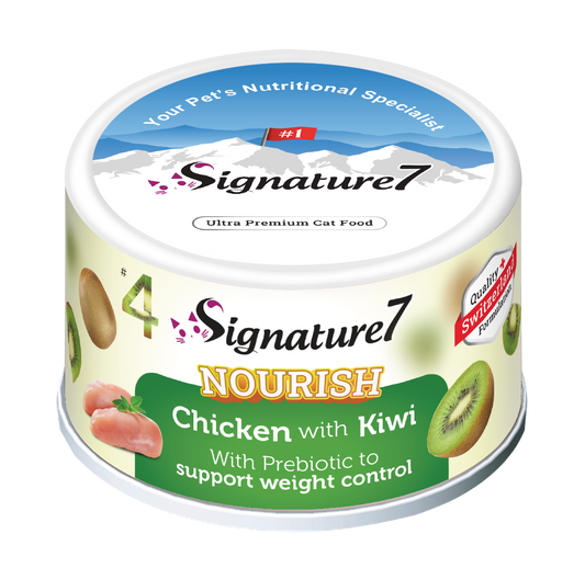 Signature7 Nourish Fruits Chicken with Kiwi Canned Cat Food 80g