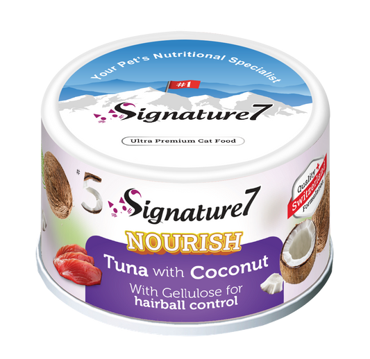 Signature7 Nourish Fruits Tuna with Coconut Canned Cat Food 80g