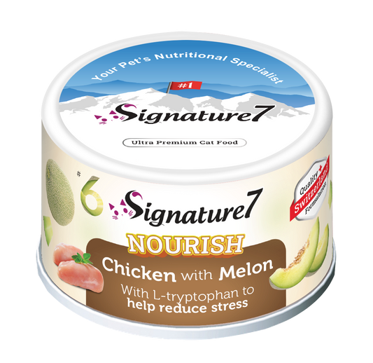 Signature7 Nourish Fruits Chicken with Melon Canned Cat Food 80g