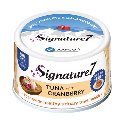 Signature7 Superfoods Tuna & Cranberry Cat Pate (Sunday) 80g
