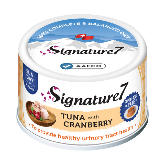 Signature7 Superfoods Tuna & Cranberry Cat Pate (Sunday) 80g