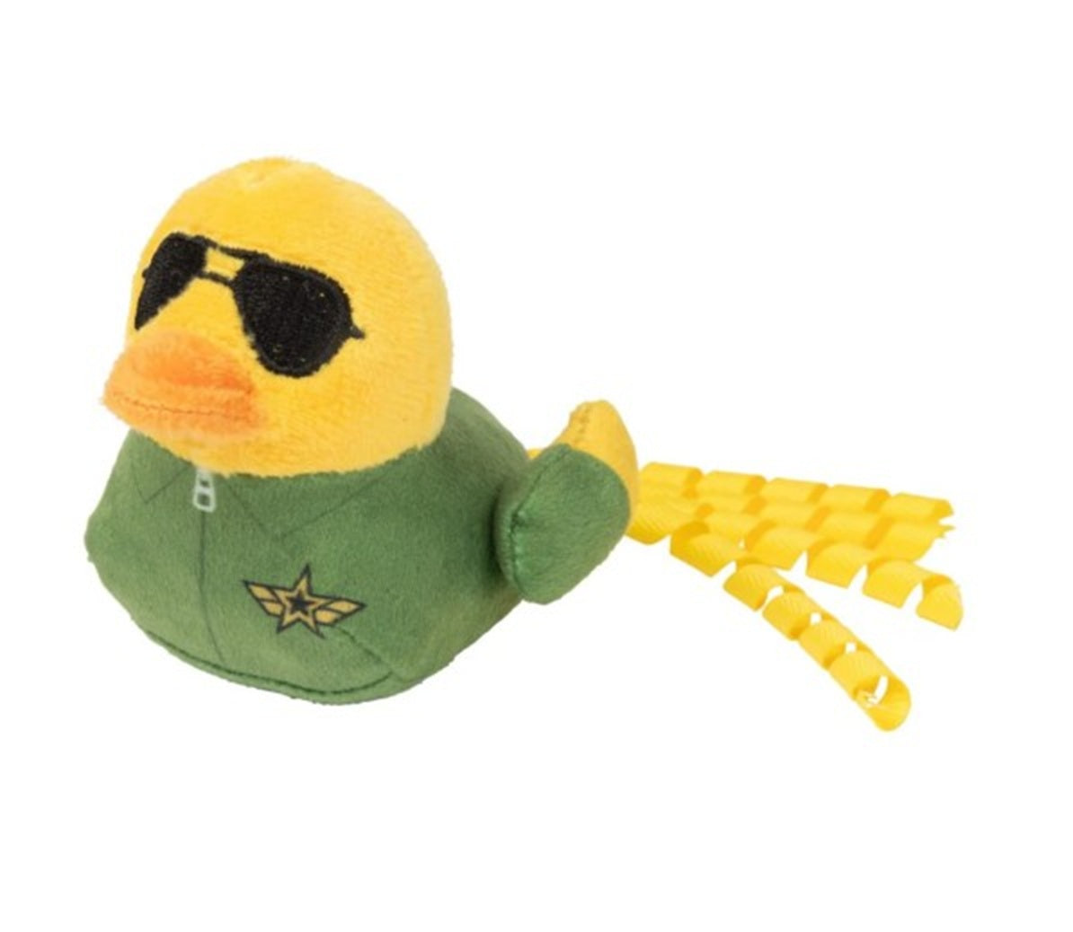 FuzzYard Waddle Squaddle Plush Cat Toy with Catnip and Crinkle Texture