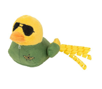FuzzYard Waddle Squaddle Plush Cat Toy with Catnip and Crinkle Texture