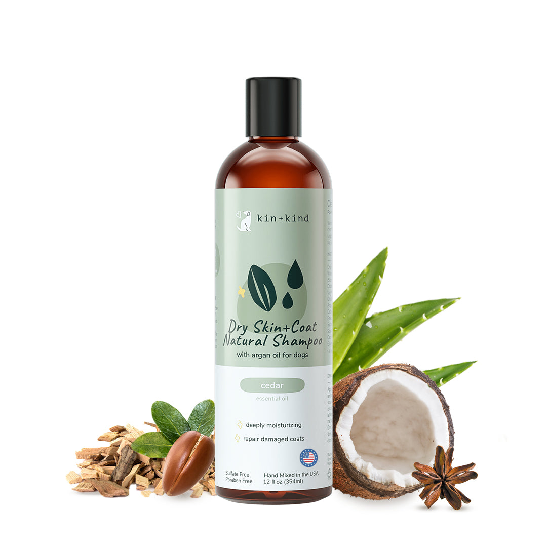 kin+kind Dry Skin and Coat Shampoo Cedar 12oz