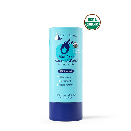 kin+kind Organic Hot Spot Relief Stick for Dogs 2.3oz