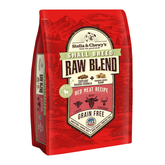 Stella & Chewy’s Red Meat Raw Blend Kibble for Small Breed Dogs 10LB