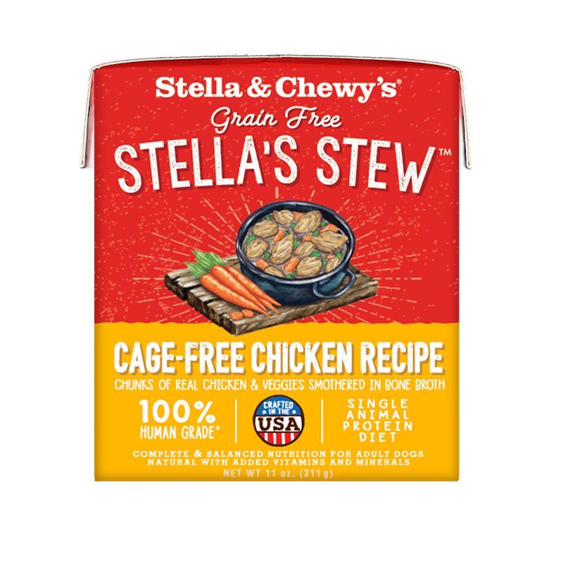 Stella & Chewy’s Grain Free Cage Free Chicken Recipe Stew Dog Food 11oz