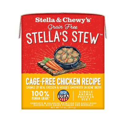 Stella & Chewy’s Grain Free Cage Free Chicken Recipe Stew Dog Food 11oz