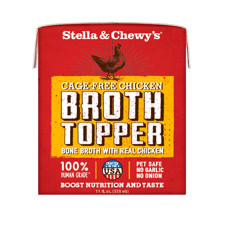 Stella & Chewy’s Cage Free Chicken Broth Topper for Dogs 11oz