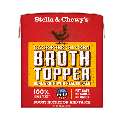 Stella & Chewy’s Cage Free Chicken Broth Topper for Dogs 11oz