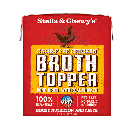Stella & Chewy’s Cage Free Chicken Broth Topper for Dogs 11oz