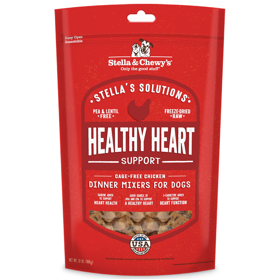 Stella and Chewy’s Stella’s Solutions Healthy Heart Support for Dogs 13oz