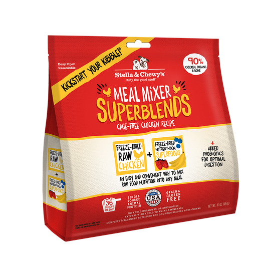 Stella & Chewy’s Cage Free Chicken SuperBlends Freeze Dried Raw Dog Food 16oz