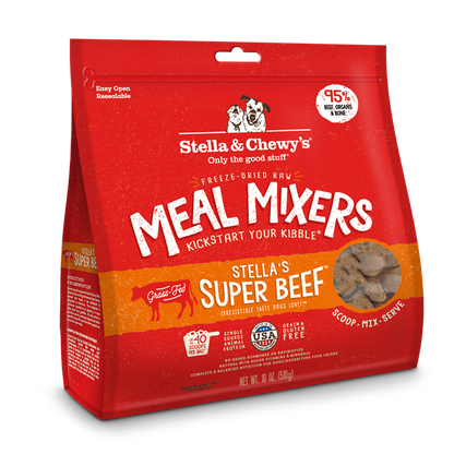 Stella & Chewy’s Super Beef Meal Mixers for Dogs 18oz