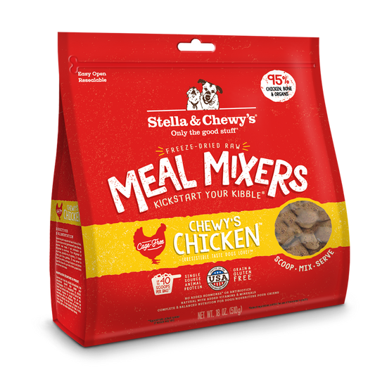 Stella & Chewy’s Chicken Meal Mixers for Dogs 18oz