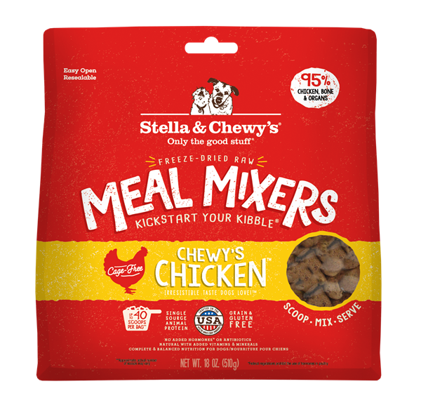 Stella & Chewy’s Chicken Meal Mixers for Dogs 18oz