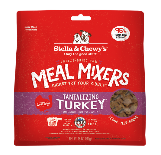 Stella & Chewy’s Tantalizing Turkey Meal Mixers for Dogs 18oz