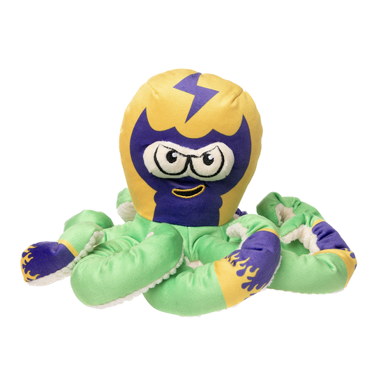 FuzzYard Octo-Posse Plush Dog Toy with Squeaker & Springy Legs