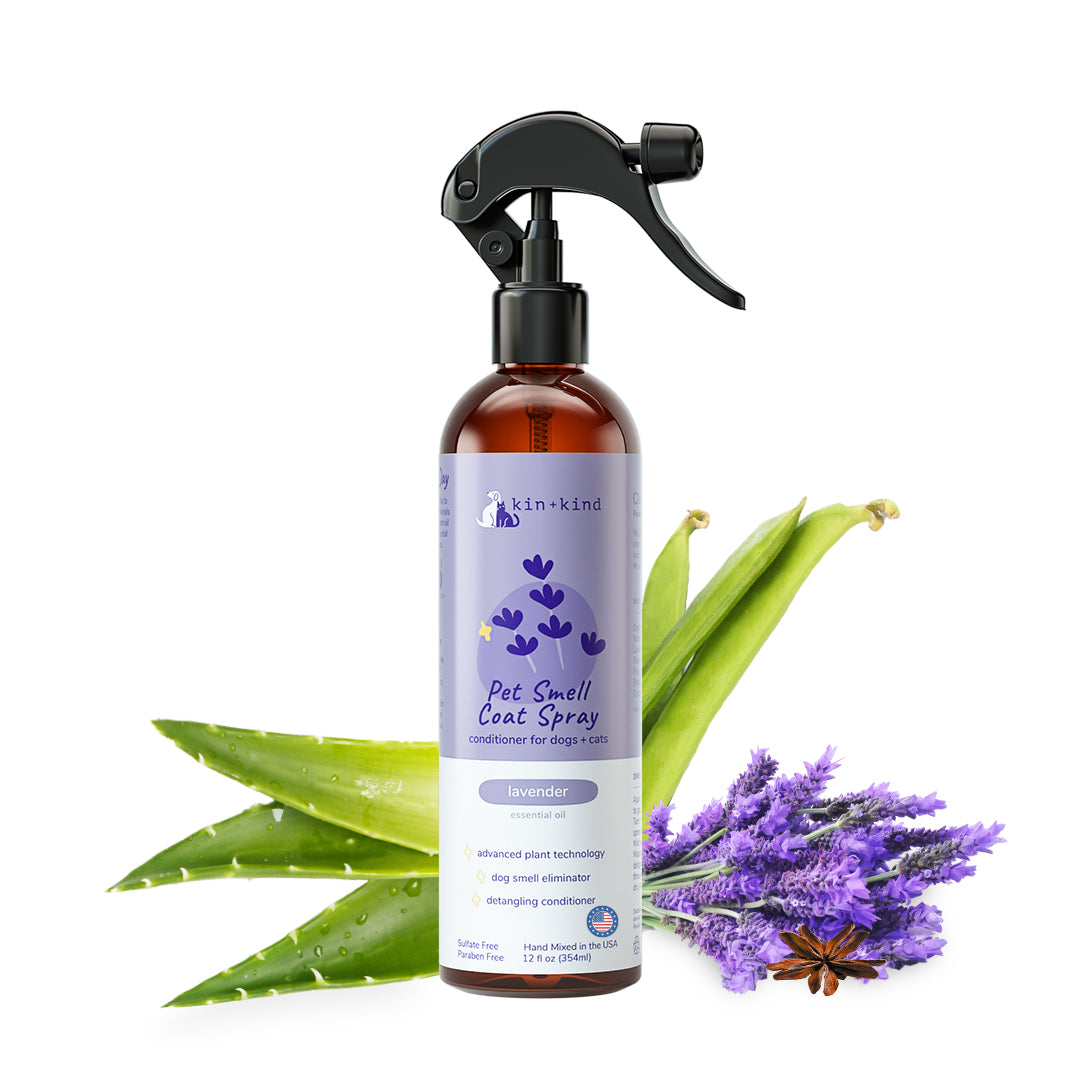 kin+kind Pet Smell Coat Spray Lavender 12oz