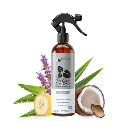 kin+kind Dog Smell Coat Spray Patchouli 12oz
