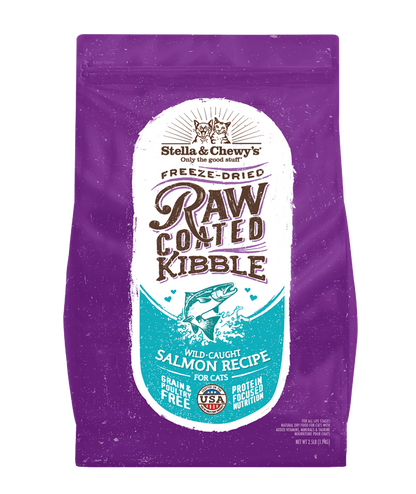 Stella and Chewy’s Raw Blend Cage Free Recipe for Cats – Wild-Caught Cod Salmon and Tuna 5LB