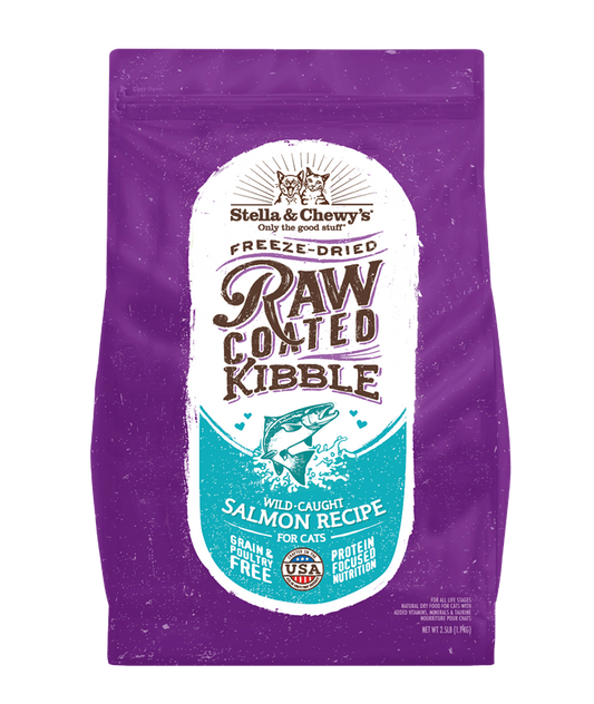 Stella and Chewy’s Raw Blend Cage Free Recipe for Cats – Wild-Caught Cod Salmon and Tuna 5LB