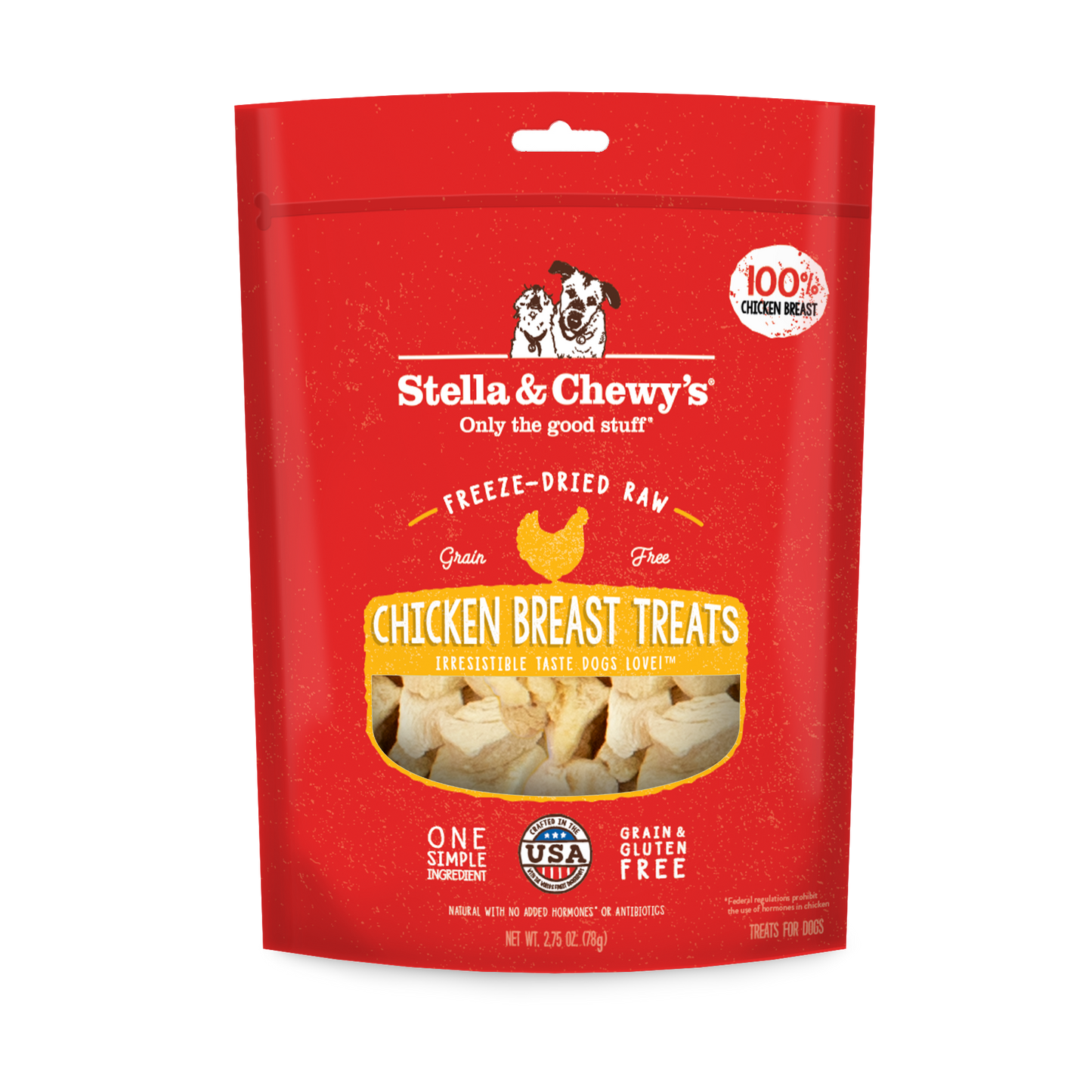 Stella & Chewy’s Single Ingredient Chicken Breast Freeze Dried Treats for Dogs 2.75oz