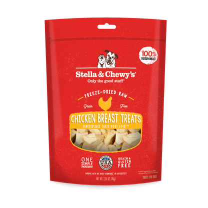 Stella & Chewy’s Single Ingredient Chicken Breast Freeze Dried Treats for Dogs 2.75oz
