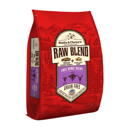 Stella & Chewy’s Free Range Raw Blend Kibble for Dogs 22LB