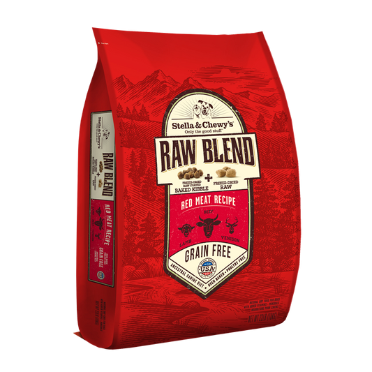 Stella & Chewy’s Red Meat Raw Blend Kibble for Dogs 22LB