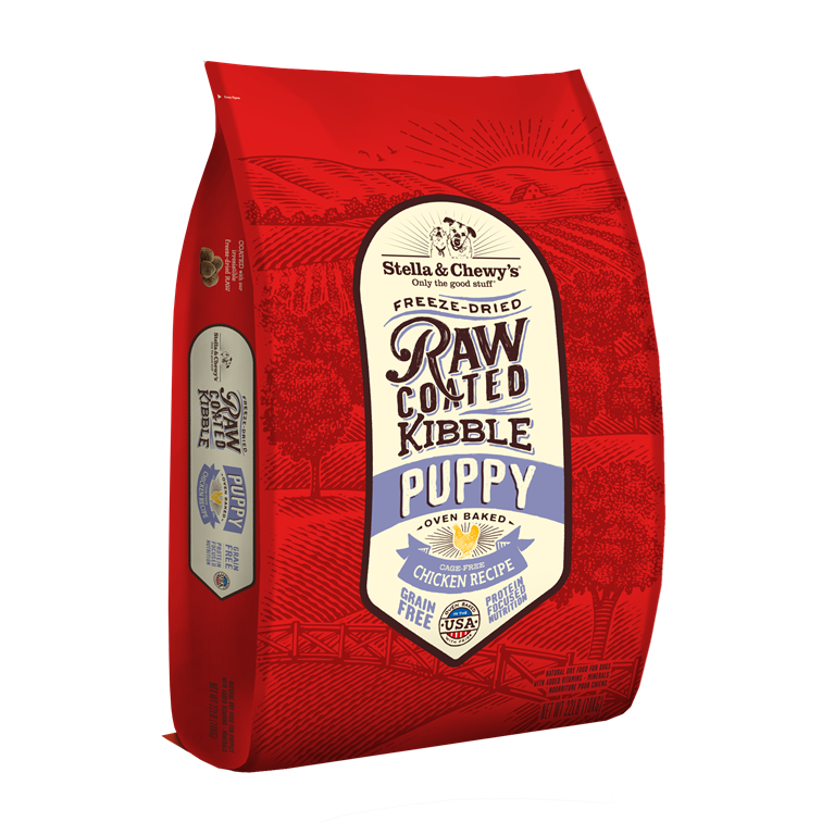 Stella & Chewy’s Cage Free Chicken Raw Coated Kibble for Puppies 22LB