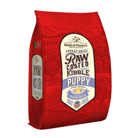 Stella & Chewy’s Cage Free Chicken Raw Coated Kibble for Puppies 22LB